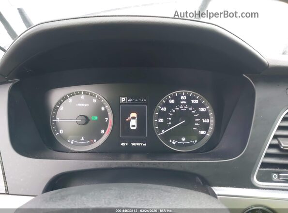 5NPE34AF2GH315760 2016 HYUNDAI SONATA Синий Вид задних сидений