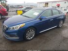 2016 Hyundai Sonata Limited Синий vin: 5NPE34AF2GH315760