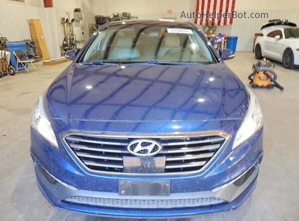 5NPE34AF2GH331361 2016 HYUNDAI SONATA Синий Вид спереди