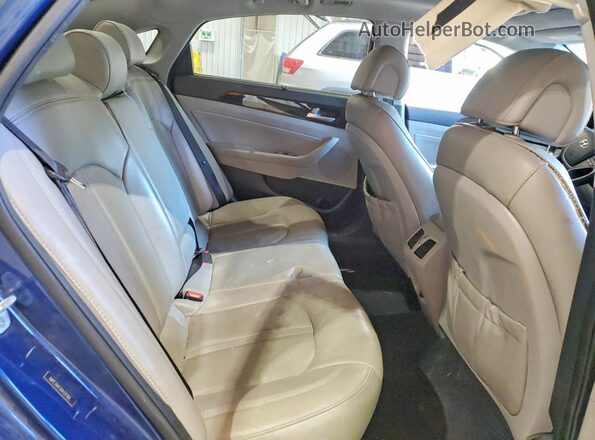 5NPE34AF2GH331361 2016 HYUNDAI SONATA Синий Вид задних сидений
