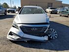2016 Hyundai Sonata Sport Silver vin: 5NPE34AF2GH356115