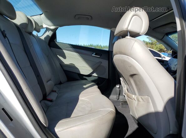 5NPE34AF2GH356115 2016 HYUNDAI SONATA Silver Вид задніх сидінь