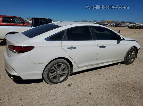 5NPE34AF2JH596983 2018 HYUNDAI SONATA Белый Задняя правая четверть
