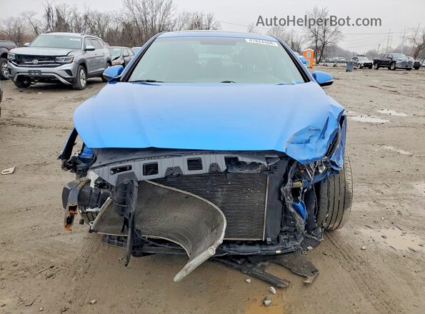 5NPE34AF2KH759892 2019 HYUNDAI SONATA Blue Դիմացի տեսք