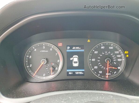 5NPE34AF2KH759892 2019 HYUNDAI SONATA Blue Սարքավորումների վահանակի տեսք