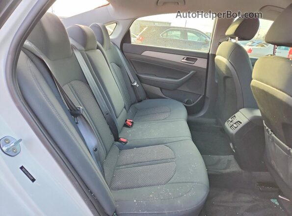 5NPE34AF2KH782699 2019 HYUNDAI SONATA Белый Вид задних сидений