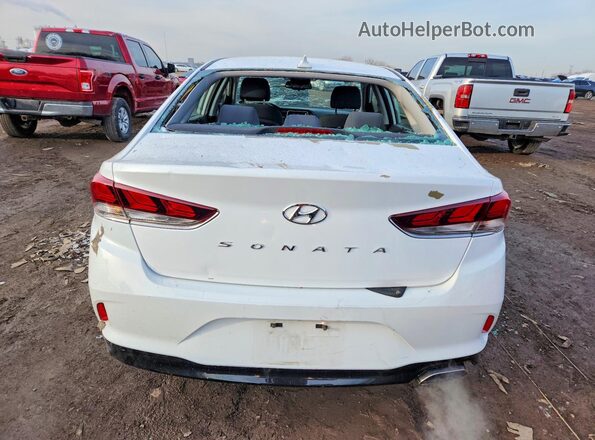 5NPE34AF2KH782699 2019 HYUNDAI SONATA Белый Вид сзади