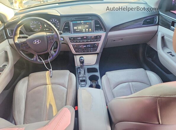 5NPE34AF3GH285667 2016 HYUNDAI SONATA Черный Вид панели приборов