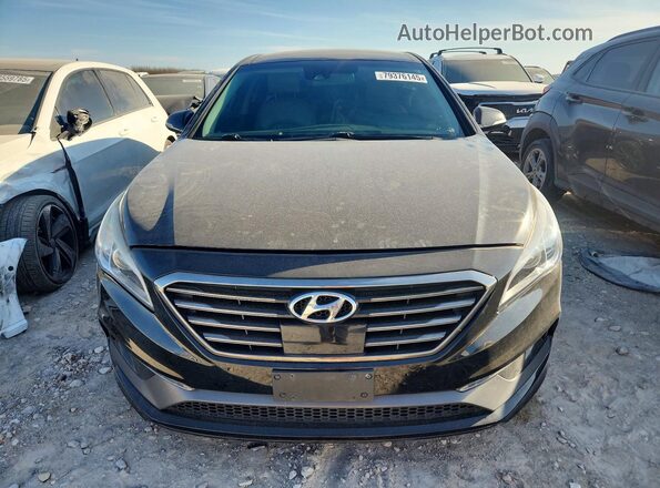 5NPE34AF3GH285667 2016 HYUNDAI SONATA Черный Вид спереди