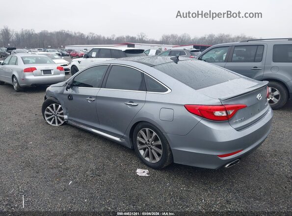 5NPE34AF3GH348976 2016 HYUNDAI SONATA Gray Задня ліва чверть
