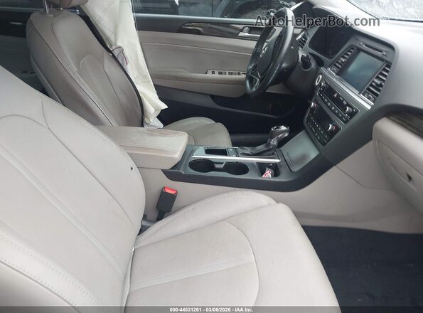 5NPE34AF3GH348976 2016 HYUNDAI SONATA Gray Вид салону спереду