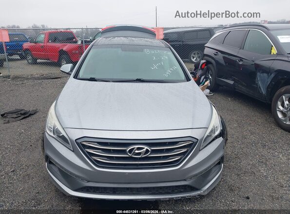 5NPE34AF3GH348976 2016 HYUNDAI SONATA Gray Вид щитка приладів