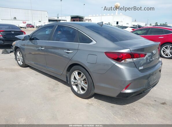 5NPE34AF3JH626217 2018 HYUNDAI SONATA Серый Задняя левая четверть