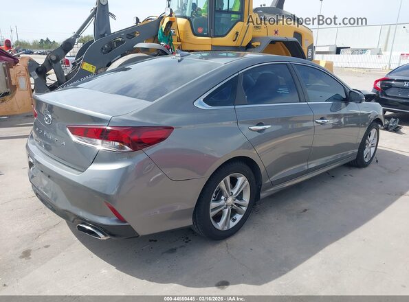 5NPE34AF3JH626217 2018 HYUNDAI SONATA Серый Задняя правая четверть