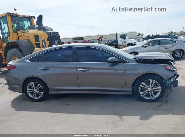 5NPE34AF3JH626217 2018 HYUNDAI SONATA Серый Панорамный вид салона 360°