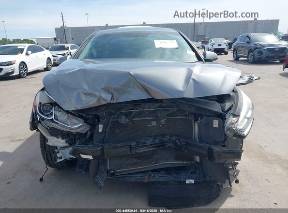 5NPE34AF3JH626217 2018 HYUNDAI SONATA Серый Вид задней части салона