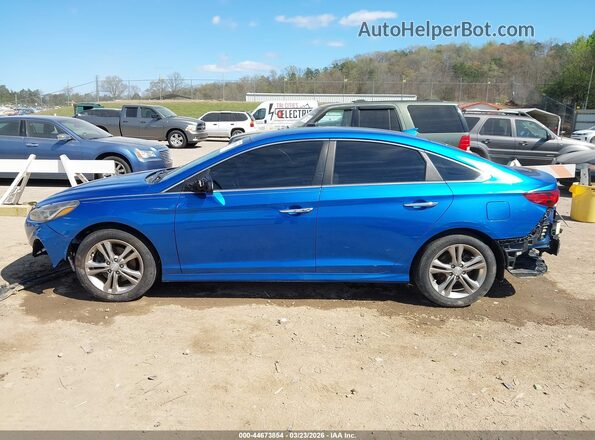 5NPE34AF3KH778080 2019 HYUNDAI SONATA Синий 