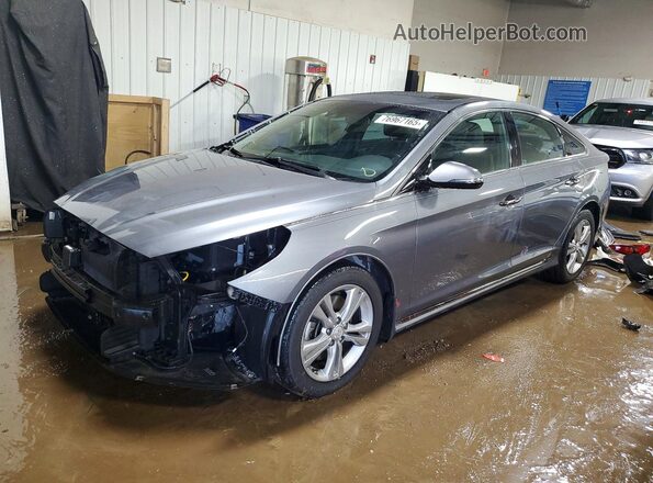 5NPE34AF3KH779049 2019 HYUNDAI SONATA Серебряный Передняя левая четверть