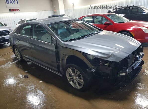 5NPE34AF3KH779049 2019 HYUNDAI SONATA Серебряный Передняя правая четверть