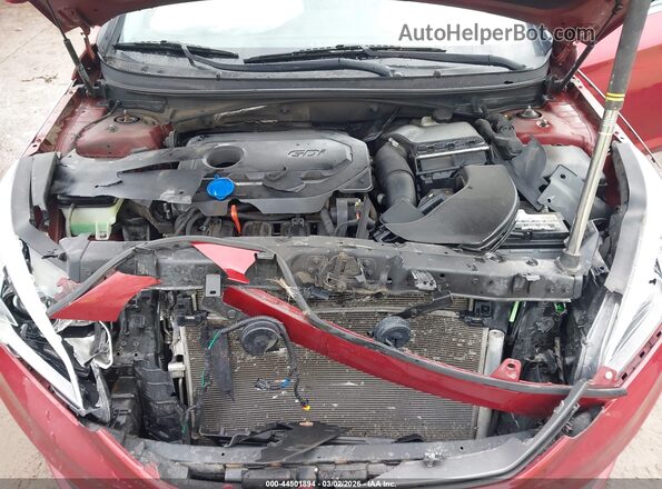 5NPE34AF4GH287573 2016 HYUNDAI SONATA Красный Вид сзади