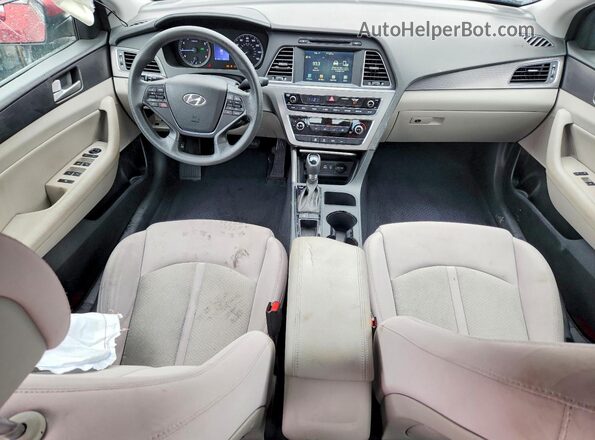 5NPE34AF4GH351210 2016 HYUNDAI SONATA Red Vista del salpicadero