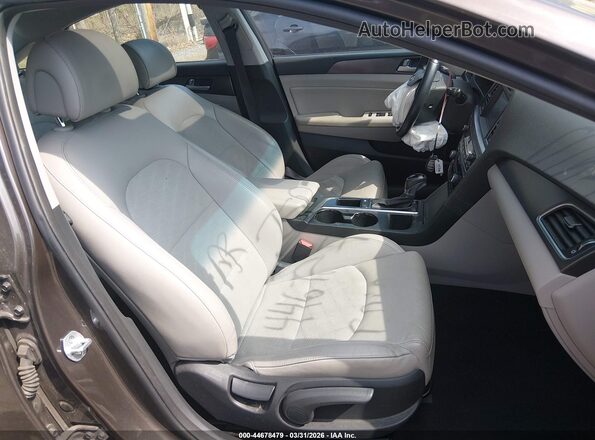 5NPE34AF4GH429081 2016 HYUNDAI SONATA Gray Widok wnętrza z przodu