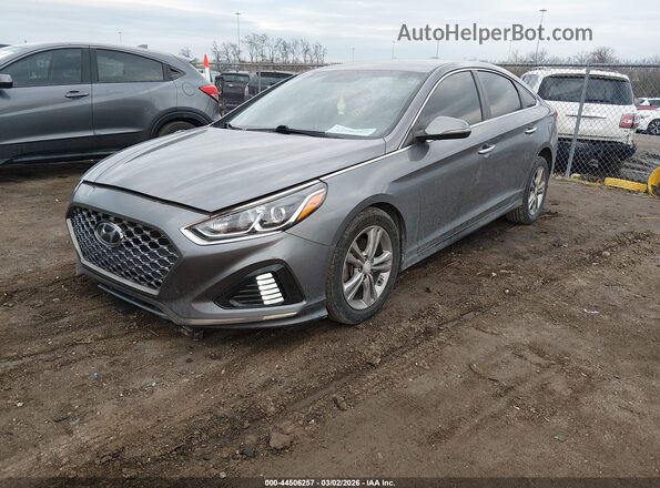 5NPE34AF4KH816299 2019 HYUNDAI SONATA White Vista tres cuartos delantera izquierda