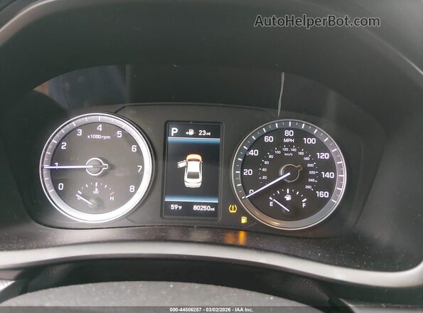 5NPE34AF4KH816299 2019 HYUNDAI SONATA White Vista de los asientos traseros