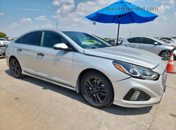 5NPE34AF5KH768862 2019 HYUNDAI SONATA Silver Front right
