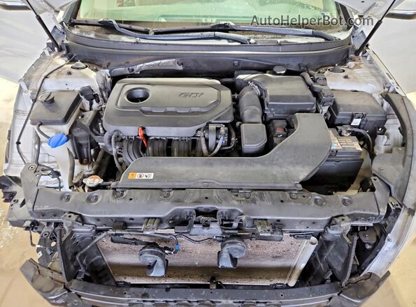 5NPE34AF6HH572633 2017 HYUNDAI SONATA Белый Вид задней части салона