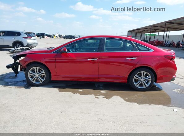 5NPE34AF6JH644596 2018 HYUNDAI SONATA Красный 