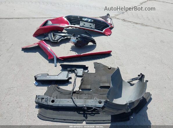 5NPE34AF6JH644596 2018 HYUNDAI SONATA Красный Вид щитка приборов