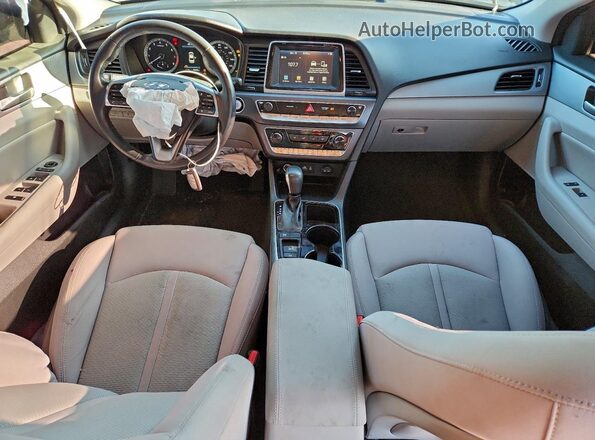 5NPE34AF6JH654478 2018 HYUNDAI SONATA Gray Vista del salpicadero