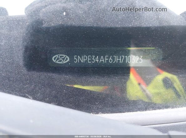 5NPE34AF6JH710323 2018 HYUNDAI SONATA White 