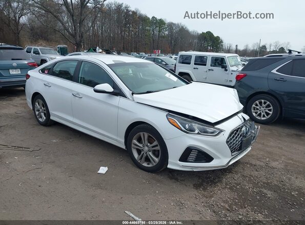 5NPE34AF6KH779224 2019 HYUNDAI SONATA White Delantero derecho