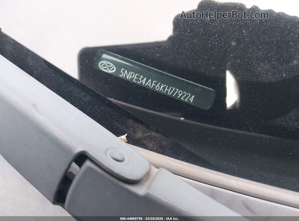 5NPE34AF6KH779224 2019 HYUNDAI SONATA White 