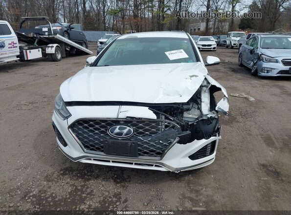 5NPE34AF6KH779224 2019 HYUNDAI SONATA White Vista del cuadro de instrumentos