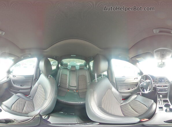 5NPE34AF7KH741291 2019 HYUNDAI SONATA White VIN sticker view
