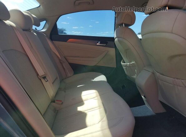 5NPE34AF8GH267410 2016 HYUNDAI SONATA Синий Вид задних сидений