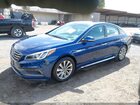 2016 Hyundai Sonata Sport Синий vin: 5NPE34AF8GH414129