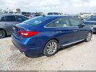 2016 Hyundai Sonata Sport Синий vin: 5NPE34AF8GH414129