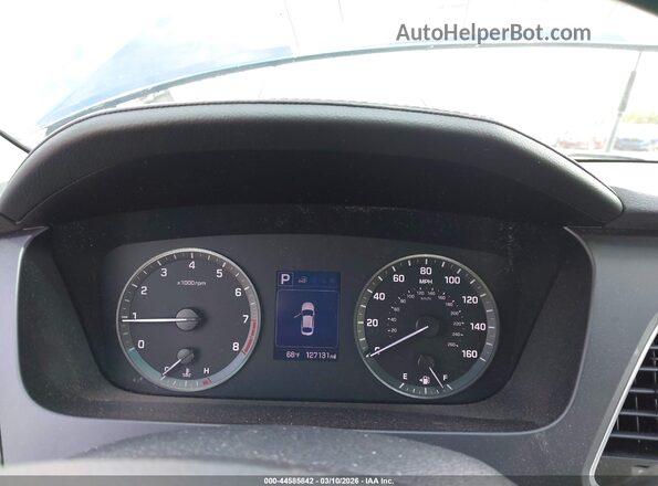 5NPE34AF8GH414129 2016 HYUNDAI SONATA Синий Вид задних сидений