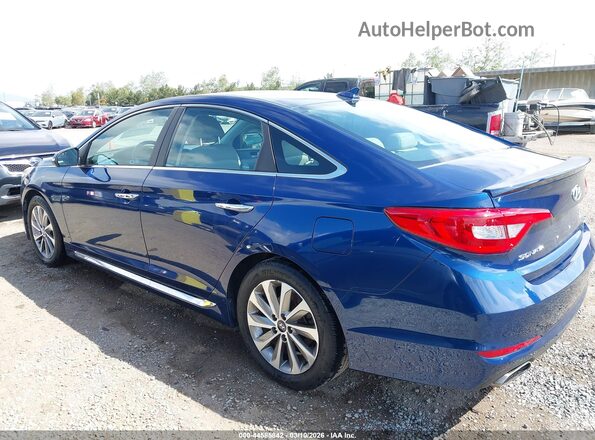 5NPE34AF8GH414129 2016 HYUNDAI SONATA Синий Панорамный вид салона 360°