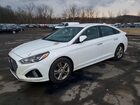 2019 Hyundai Sonata Sel White vin: 5NPE34AF8KH764210