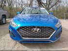 2019 Hyundai Sonata Sel Синий vin: 5NPE34AF8KH773084