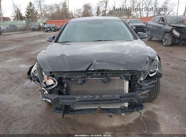 5NPE34AF9JH631826 2018 HYUNDAI SONATA Black Widok zestawu wskaźników