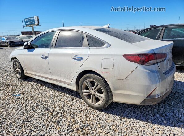 5NPE34AFXJH621919 2018 HYUNDAI SONATA Белый Задняя левая четверть
