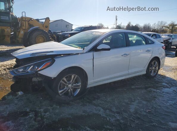 5NPE34AFXJH635125 2018 HYUNDAI SONATA White Передня ліва чверть