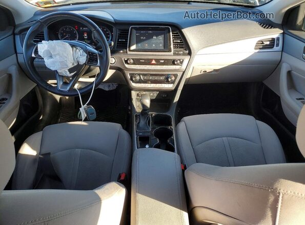 5NPE34AFXJH635125 2018 HYUNDAI SONATA White Вид панелі приладів