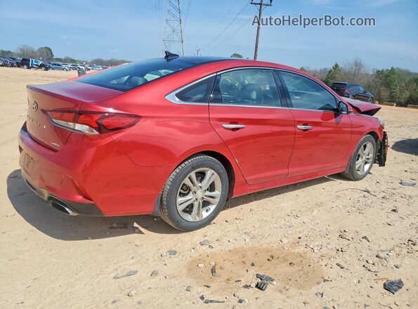 5NPE34AFXKH743746 2019 HYUNDAI SONATA Красный Задняя правая четверть